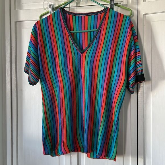 Vintage probably linen t-shirt gives Anti-Hero vibes - Size S/M - Picture 6 of 6